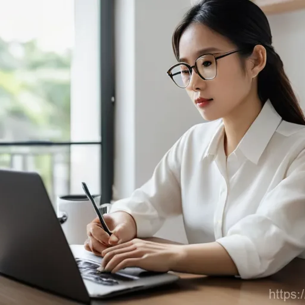근로소득세 공제 항목 - "A professional Vietnamese woman in her early 30s, dressed in a smart yet comfortable blouse and tro...