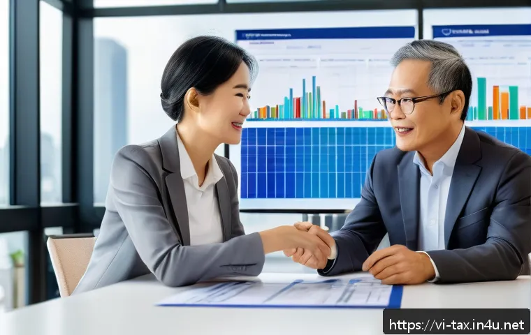 퇴직연금 세제 혜택 - A professional Vietnamese financial advisor explaining voluntary retirement fund tax benefits to a m...